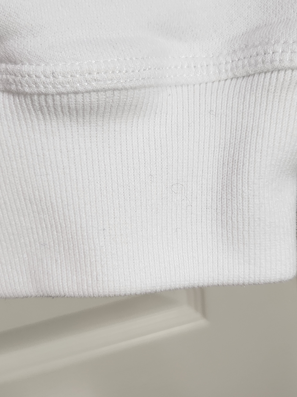 Hollister White Fleece Joggers Sweatpants Size Medium Tall MT Drawstring Pockets - Picture 6 of 12